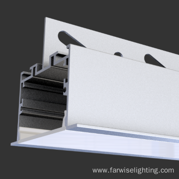 flush mounted Linear Light Aluminium Extrusion Channel